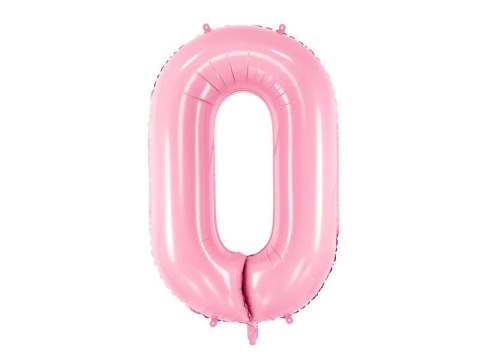Balon foliowy Cyfra 0, 86cm, różowy Balon foliowy Cyfra 0, 86cm, różowy