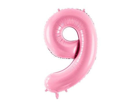 Balon foliowy Cyfra 9, 86cm, różowy Balon foliowy Cyfra 9, 86cm, różowy