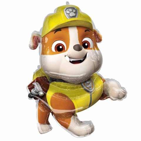 Balon foliowy Rubble Psi Patrol, 81 x 64cm pakowany Balon foliowy Rubble Psi Patrol, 81 x 64cm pakowany