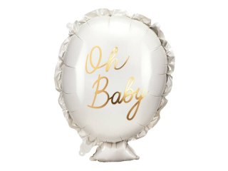 Balon foliowy na Baby Shower "Oh Baby", 53x69 cm