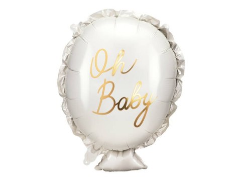 Balon foliowy na Baby Shower "Oh Baby", 53x69 cm Balon foliowy na Baby Shower "Oh Baby", 53x69 cm