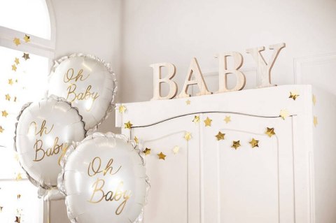 Balon foliowy na Baby Shower "Oh Baby", 53x69 cm Balon foliowy na Baby Shower "Oh Baby", 53x69 cm