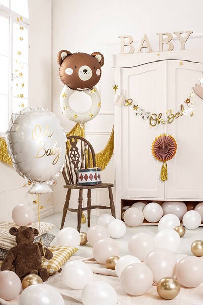 Balon foliowy na Baby Shower "Oh Baby", 53x69 cm Balon foliowy na Baby Shower "Oh Baby", 53x69 cm