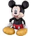 Balon foliowy siedzący myszka Mickey, 45cm Balon foliowy siedzący myszka Mickey, 45cm