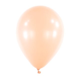 Balony lateksowe Brzoskwiniowe, Decorator Macaron Peach, 28cm, 50 szt.