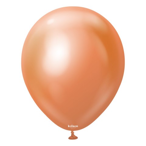 Balony lateksowe Kalisan Mirror Copper, pomarańczowy, 30 cm, 50 szt. Balony lateksowe Kalisan Mirror Copper, pomarańczowy, 30 cm, 50 szt.