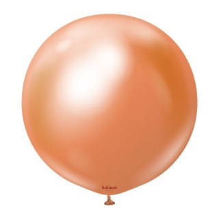 Balony lateksowe Mirror Copper, pomarańczowy, 45 cm, 1 szt.