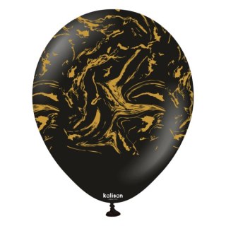 Balony lateksowe Space Nebula, kosmos, czarny, 30 cm, 25 szt.
