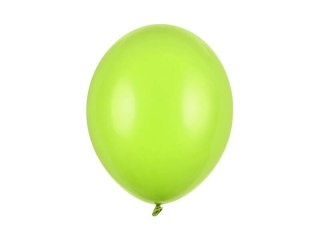 Balony lateksowe Strong, Limonkowe, Pastel Lime Green, 30cm, 50 szt.