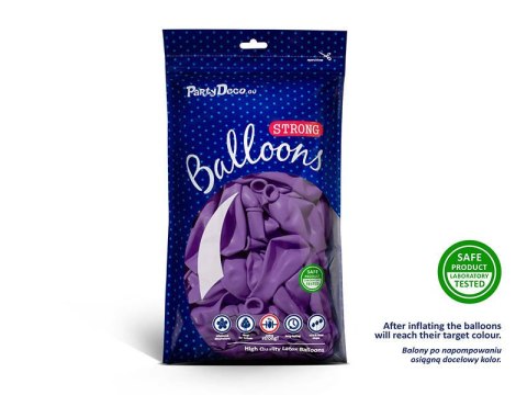 Balony lateksowe Strong Pastelowe, Fioletowe, Pastel Lavender Blue 12cm, 100szt. Balony lateksowe Strong Pastelowe, Fioletowe, Pastel Lavender Blue 12cm, 100szt.