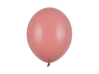 Balony lateksowe Strong, Różowe, Pastel Wild Rose, 12cm, 100 szt.