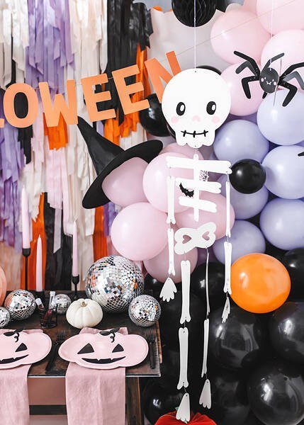 Dekoracja wisząca Szkielet, Halloween, 110 cm. Dekoracja wisząca Szkielet, Halloween, 110 cm.