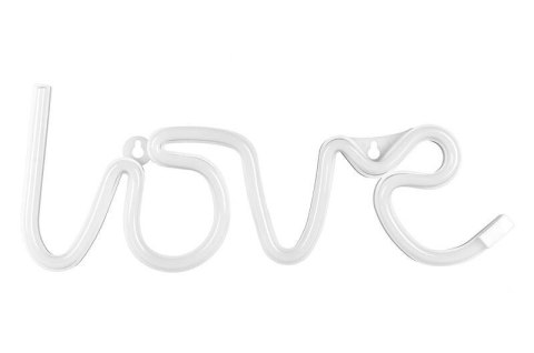 Neon LED - Love, biały, 34,5x13cm Neon LED - Love, biały, 34,5x13cm