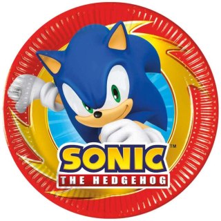 Talerzyki papierowe Sonic, 20 cm, 8 szt.