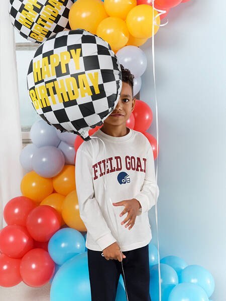 Balon foliowy Szachownica Happy Birthday, 45 cm Balon foliowy Szachownica Happy Birthday, 45 cm