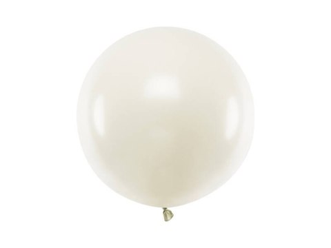 Balon lateksowy Gigant, Kremowy, Pastel Light Cream, 60cm, 1szt Balon lateksowy Gigant, Kremowy, Pastel Light Cream, 60cm, 1szt