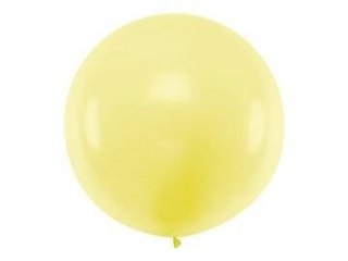 Balon lateksowy Gigant, Żółty, Pastel Light Yellow, 1m, 1 szt.