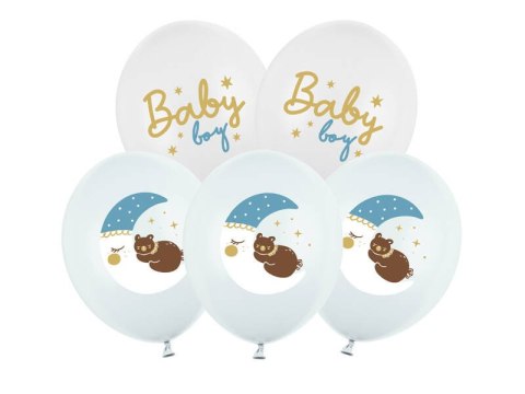 Balony 30 cm, Baby boy, 50szt. Balony 30 cm, Baby boy, 50szt.