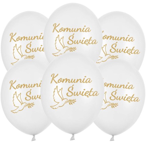 Balony lateksowe, Komunia Święta, 30cm, 50 szt. Balony lateksowe, Komunia Święta, 30cm, 50 szt.