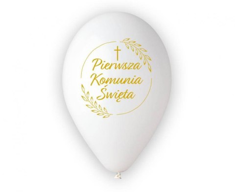 Balony lateksowe, Pierwsza Komunia Św. (kłosy) 30cm, 5 szt. Balony lateksowe, Pierwsza Komunia Św. (kłosy) 30cm, 5 szt.
