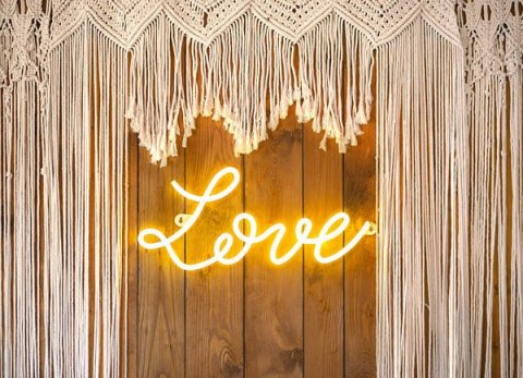 Neon LED - napis Love, biały, 61x27 cm Neon LED - napis Love, biały, 61x27 cm
