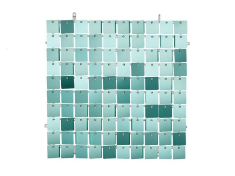 Panel cekinowy, kwadraty, cekiny blady turkus, 30x30cm Panel cekinowy, kwadraty, cekiny blady turkus, 30x30cm