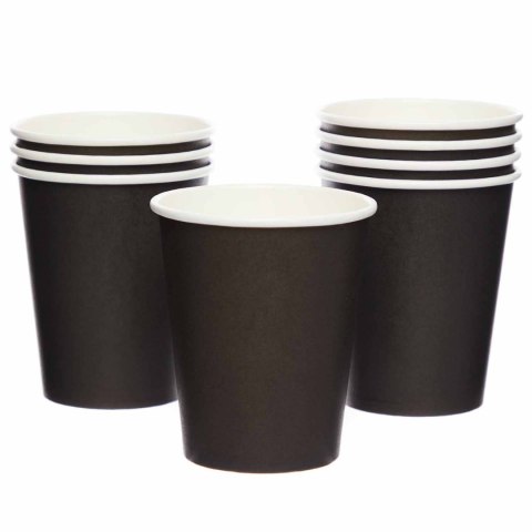 Papierowe Kubeczki Czarne, 250ml, 6 szt. Papierowe Kubeczki Czarne, 250ml, 6 szt.