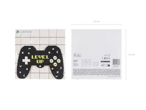 Serwetki papierowe Gamepad, 22.7 x 32 cm, 12 sztuk Serwetki papierowe Gamepad, 22.7 x 32 cm, 12 sztuk