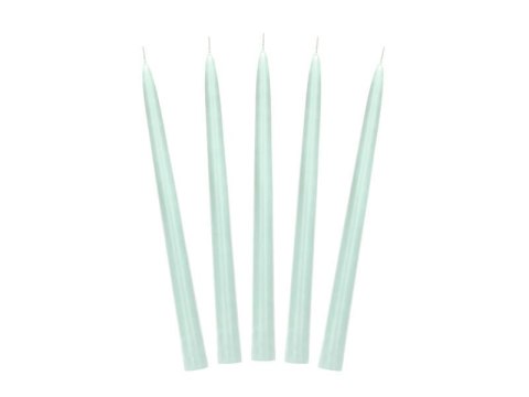 Świece stożkowe szałwiowe, 24 cm, 10 szt. Świece stożkowe szałwiowe, 24 cm, 10 szt.