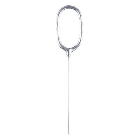 Zimne ognie srebrna cyfra 0, 17cm Zimne ognie srebrna cyfra 0, 17cm