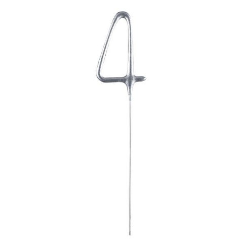 Zimne ognie srebrna cyfra 4, 17cm Zimne ognie srebrna cyfra 4, 17cm