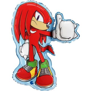 Balon Foliowy Sonic - Knuckles, 26 cali, 50x54 cm, Grabo