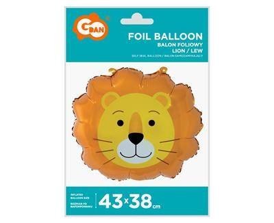 Balon foliowy Lew, 43 x 38 cm Balon foliowy Lew, 43 x 38 cm