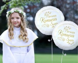 Balon foliowy Pierwsza Komunia Święta, 18 cali, 46cm