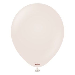 Balony lateksowe Kalisan White Sand, kremowy 30cm, 500 szt.