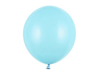 Balony lateksowe Strong, Błękitne, Pastel Light Blue, 43cm, 25 szt.