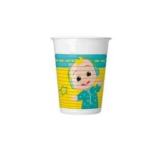 Kubeczki plastikowe Cocomelon, 200ml, 8szt. Kubeczki plastikowe Cocomelon, 200ml, 8szt.