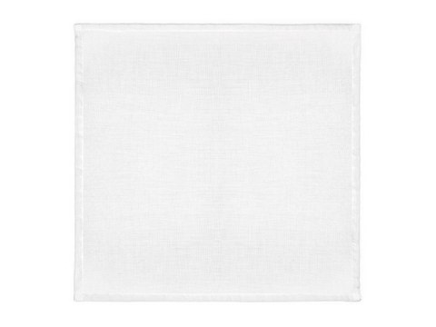Serwetki materiałowe z muślinu - białe, 40 x 40 cm (4 szt.)