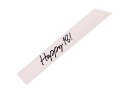 Szarfa Happy 18, osiemnastka - kremowa, 76 cm