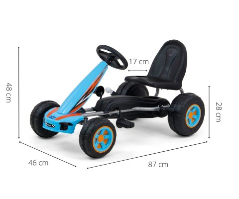Gokart na pedały Viper Blue Gokart na pedały Viper Blue