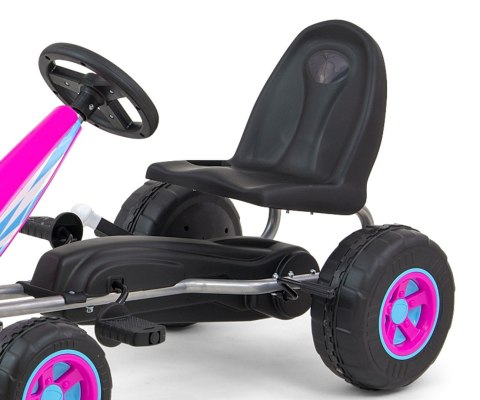 Gokart na pedały Viper Pink Gokart na pedały Viper Pink