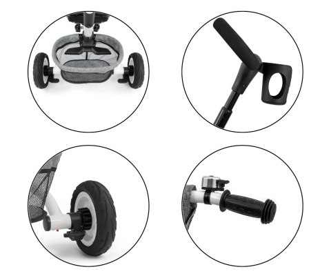 Rowerek Trójkołowy Stanley Rubber Grey Rowerek Trójkołowy Stanley Rubber Grey