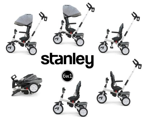 Rowerek Trójkołowy Stanley Rubber Grey Rowerek Trójkołowy Stanley Rubber Grey