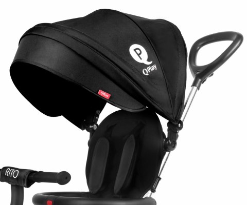Qplay Rowerek Trójkołowy Rito Black Qplay Rowerek Trójkołowy Rito Black