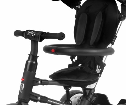 Qplay Rowerek Trójkołowy Rito Black Qplay Rowerek Trójkołowy Rito Black