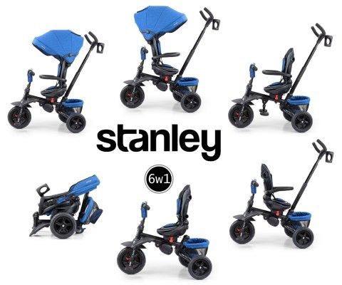Rowerek Trójkołowy Stanley Rubber Navy-Black Rowerek Trójkołowy Stanley Rubber Navy-Black