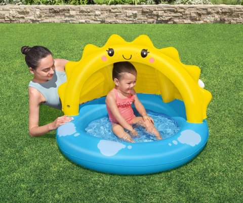 Bestway 52637 Basenik dmuchany z daszkiem i pompowanym dnem Słoneczko 1.01m x 97cm x 71cm Bestway 52637 Basenik dmuchany z daszkiem i pompowanym dnem Słoneczko 1.01m x 97cm x 71cm