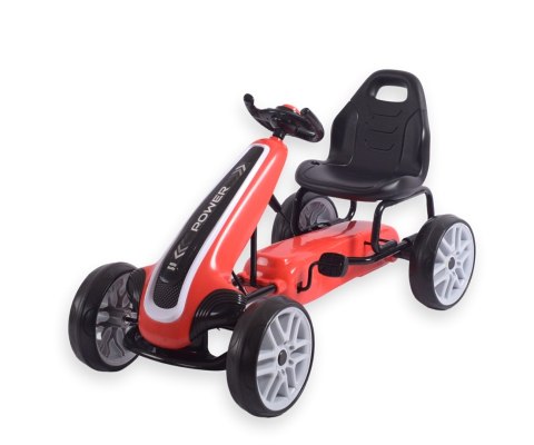 Milly Mally Gokart na pedały Power Red Milly Mally Gokart na pedały Power Red
