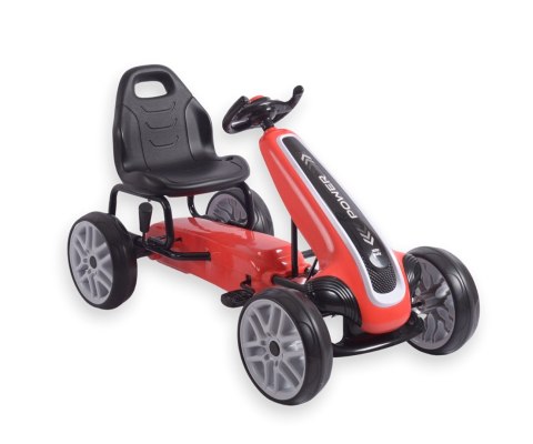 Milly Mally Gokart na pedały Power Red Milly Mally Gokart na pedały Power Red