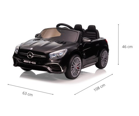 Milly Mally Pojazd na akumulator Mercedes-Benz SL65 AMG Black Milly Mally Pojazd na akumulator Mercedes-Benz SL65 AMG Black